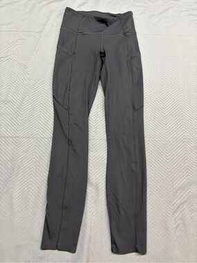 Lululemon Fast & Free 7/8 Tight II *Non-Reflective Nulux 25" Black Size 2